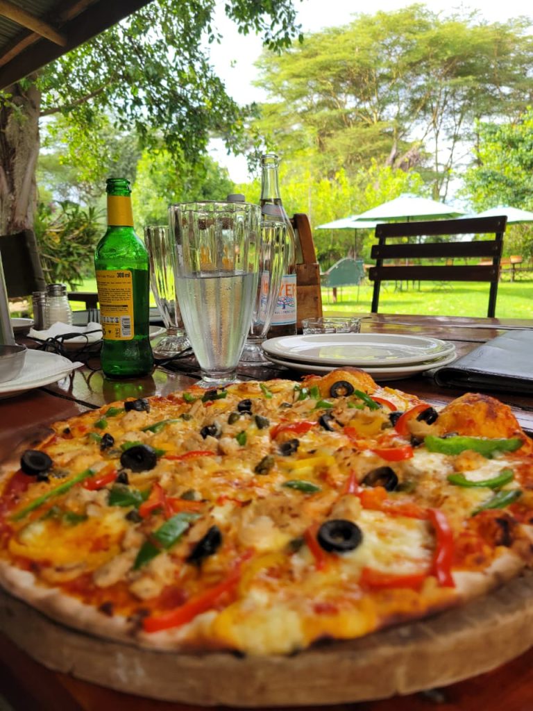 Lazy Bones Restaurant - Camp Carnellys - Moi South Lake Road Naivasha