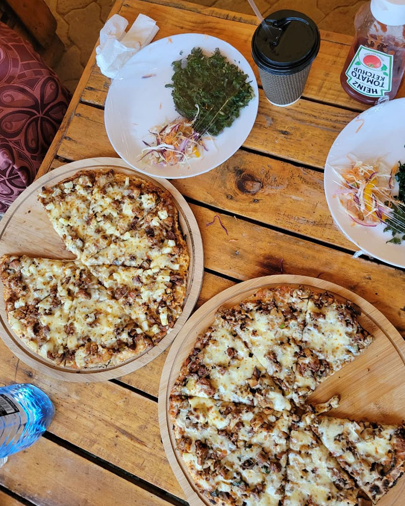 pizza spinach food paco thrill haven restaurant naivasha southlake places to eat