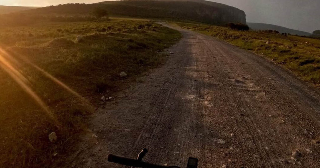 Bike riding - cycling through hells gate National Park