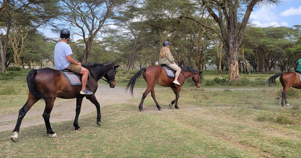 horse riding in naivasha sanctuary farm